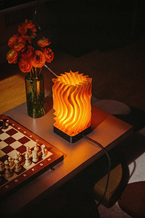Emberwave Sculptural Lamp