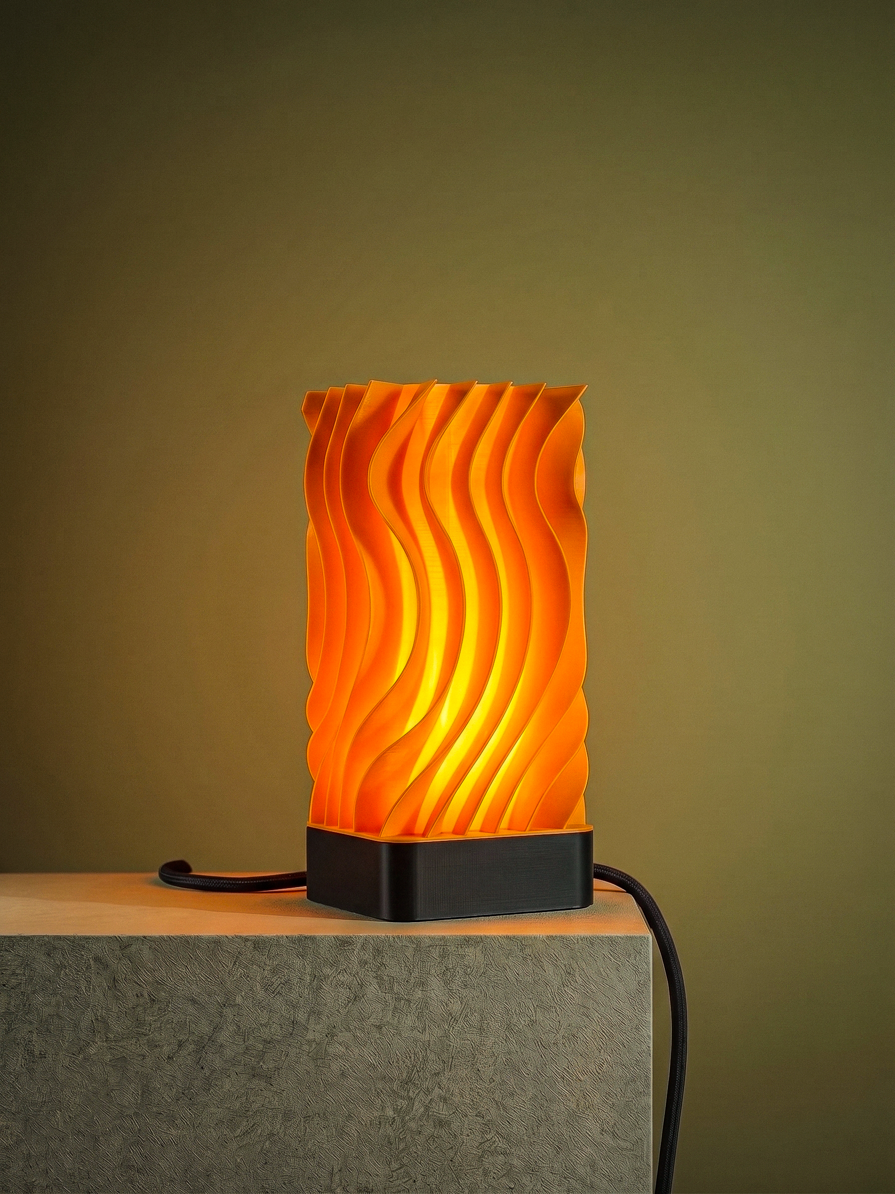 Emberwave Sculptural Lamp